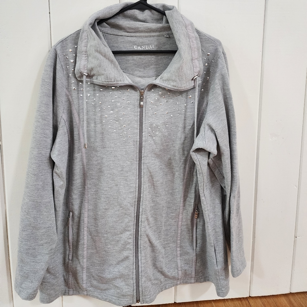 Canada by C&A Gray Zip Up Sweatshirt XL